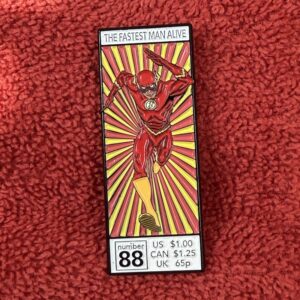 FLASH enamel pin