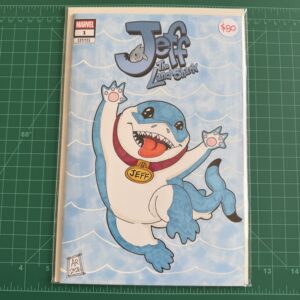 JEFF THE LAND SHARK sketch cover