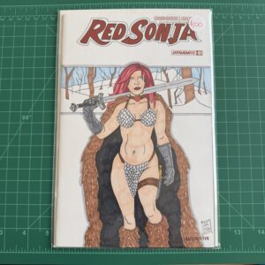 RED SONJA sketch cover