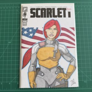 SCARLETT - STARS AND STRIPES sketch cover